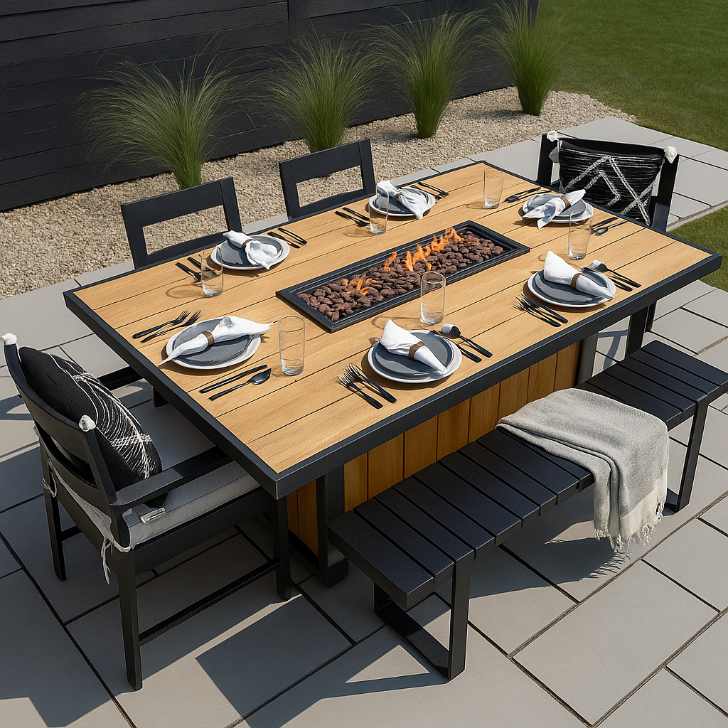 EmberCove Timberline 60 Gas Fire Table